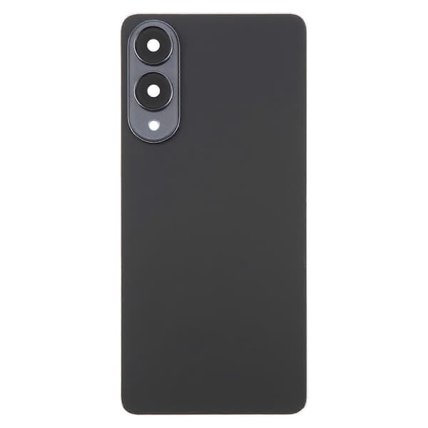Til Samsung Galaxy S25 Edge SM-S937 bakdeksel med kameralinsedeksel Black