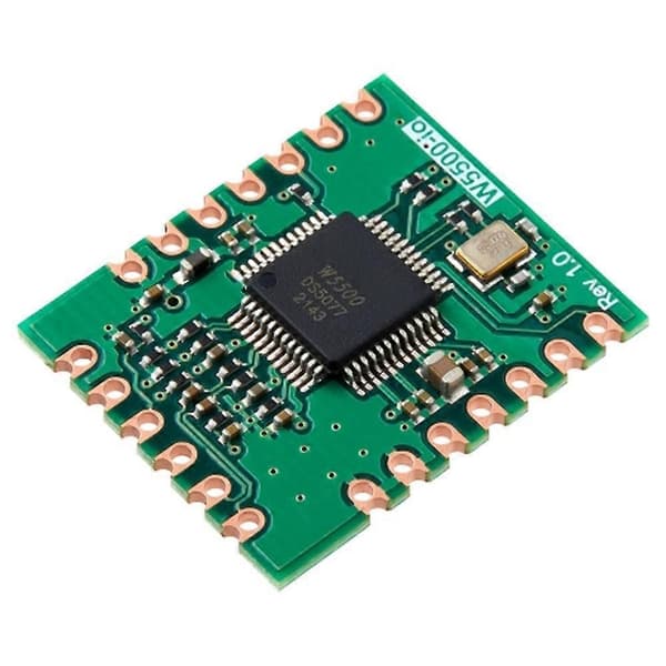 W5500-Io Ethernet-modul SPI til Ethernet-modul Anti-interferens Kompakt design Green