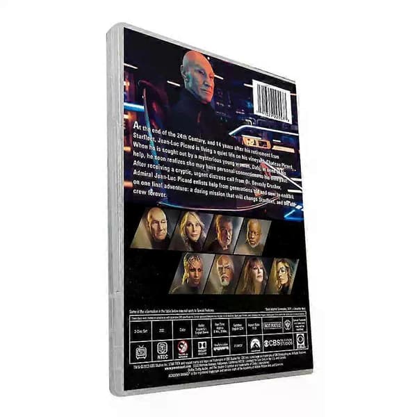 Star Trek: Picard - Den komplette tredje sæson DVD, 3-disc sæt, Sci-Fi Drama Engelsk version