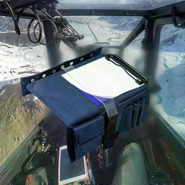 Pilot Kneeboard Clipboard og Pennholder Bærbar Profesjonell Praktisk