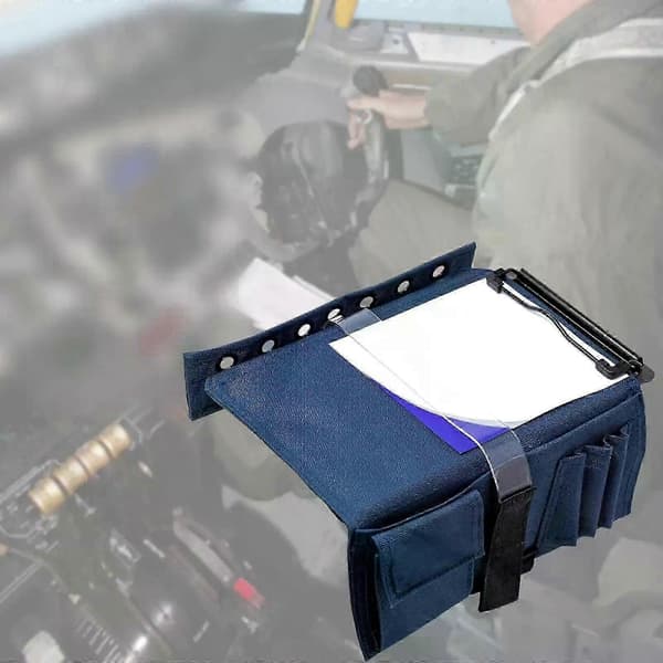 Pilot Kneeboard Clipboard og Pennholder Bærbar Profesjonell Praktisk