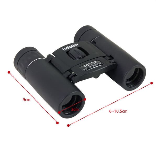[13]40x22 HD Powerful Binoculars 2000m Long Range Foldable Mini Telescope Bak4 Fmc Optics For Hunting Sport