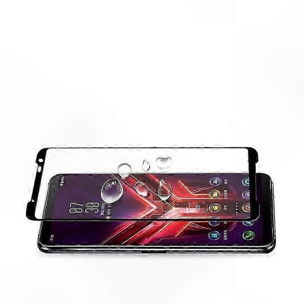 Full Coverage Silk Print Herdet Glass Skjermbeskytter for Asus ROG 3