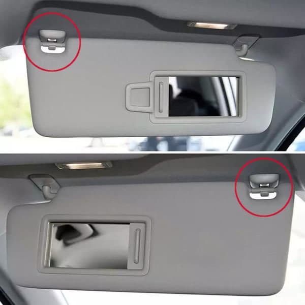 2. solskærm clips holder til Audi A1 A3 A4 A5 Q
