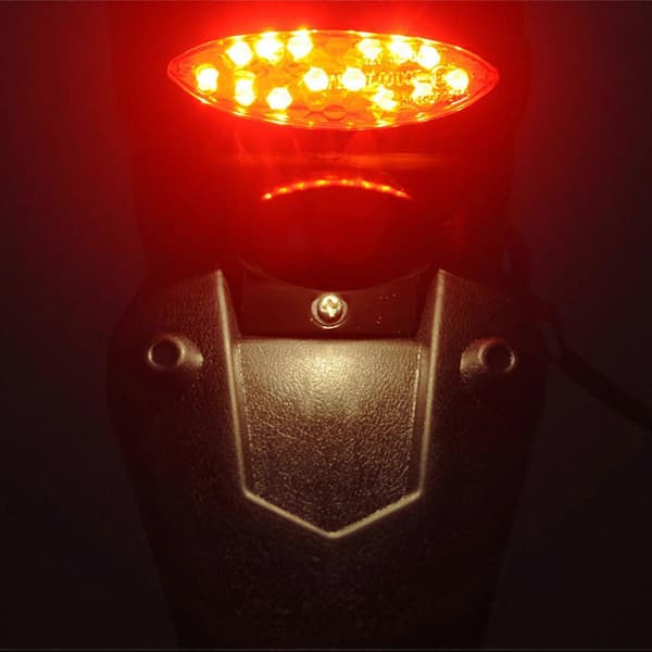 Universal Motorsykkel Bakskjerm Mudguard Med Led Baklys For Mudguard Led Brems Baklys Bra