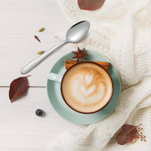 Xh Teskedar, 36 delar teskedset, 15 cm, skedar bestick för Lmell te, kaffe