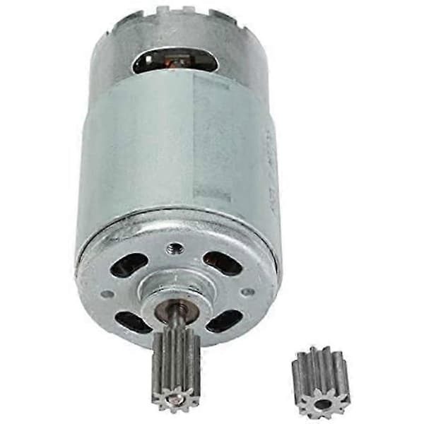 Velegnet til børnebil, 12V Universal 550 Motor 35000Rpm tilbehør til kørelegetøj silver