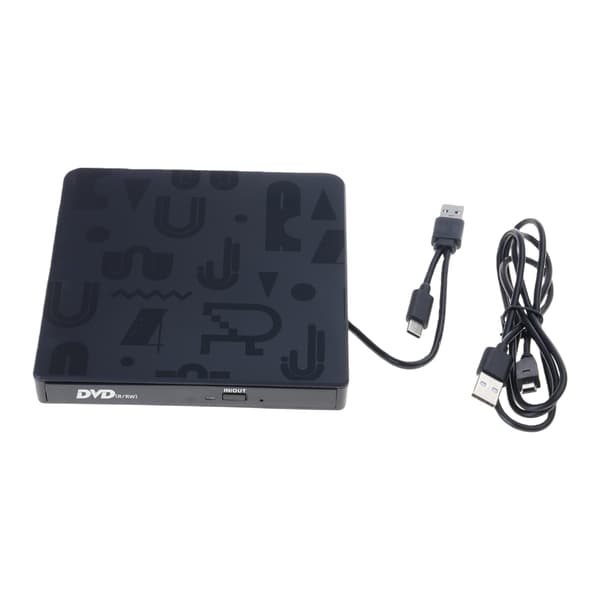 Plug and Play Ekstern DVD-drev USB Type C Interface Hubs til CD VCD