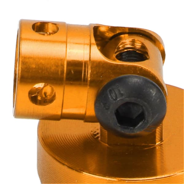 4 stk. usynlige magnetiske RC-karosserifester for 1/8 og 1/10 RC-bil, oransje