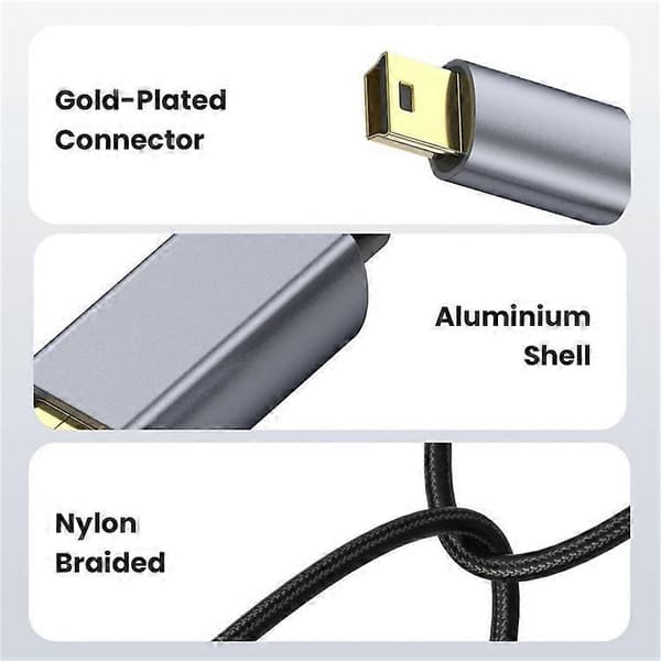 10m USB 2.0 til Mini B han opladerkabel USB Mini til USB opladerkabel til PS3 Controller / MP3-afspiller / kamera MultiColor