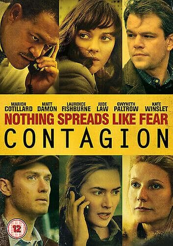 Contagion DVD (2012) Matt Damon Soderbergh (REGI) 12 år - Region 2