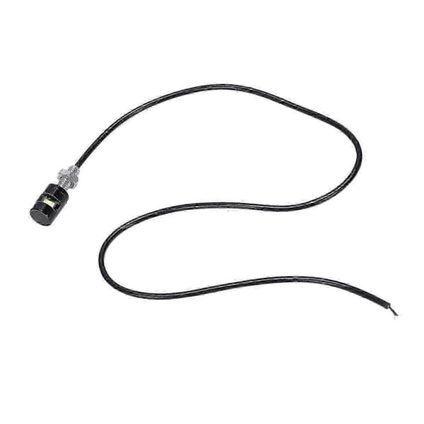 2 x Hvit LED-skiltlys med bolt for motorsykkel og bil