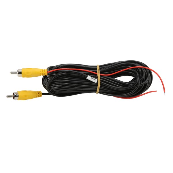 10m/33ft RCA-videokabel kompositkabel forlænger til CCTV bakkamera DVD-afspiller TV-boks