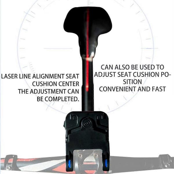 [13]Bicycle Handlebar Calibrator Bike Tool Saddle Center Adjuster Measuring Tool Adjustment Indicator with Charging Port