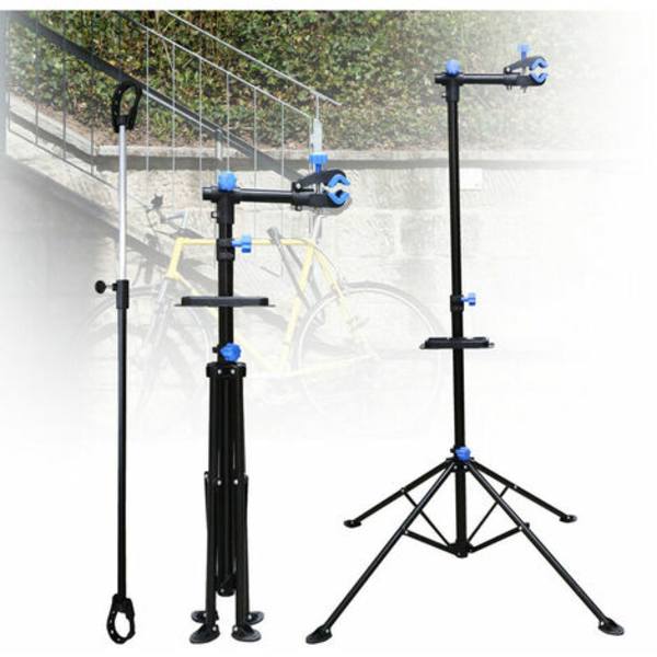 360° reparationsstativ Cykelmonteringsbeslag Cykelmonteringsbeslag 30 kg Cykelstativ - Sort
