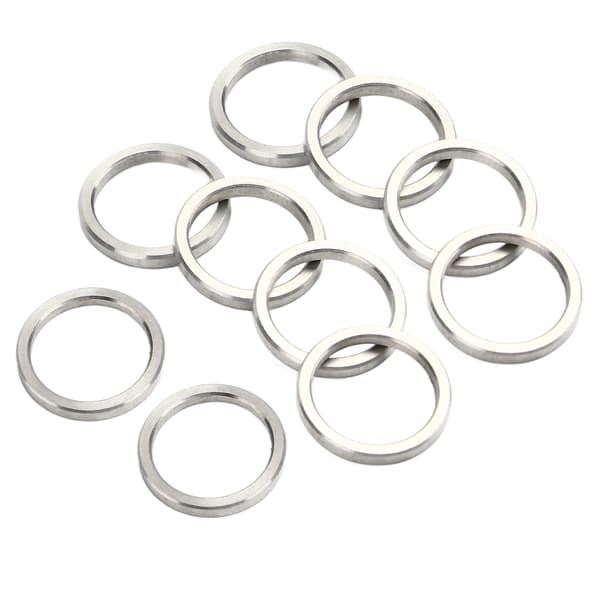 Bricka i rostfritt stål, 10 st, 15 mm ytterdiameter, 12 mm innerdiameter, tillbehörssats för hårdvara