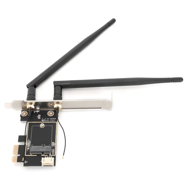 Trådløst netværkskortadapter PCIe 1X til NGFF E Key Converter til bærbar computer