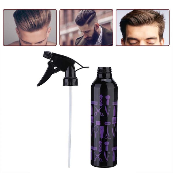 Professionel Hårstyling Vandforstøverflaske 300 ml Lilla Sort
