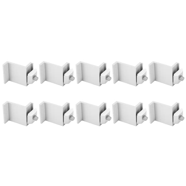 10 st Solpanel Monteringsfäste Z-Klämma Vattentät Aluminiumlegering