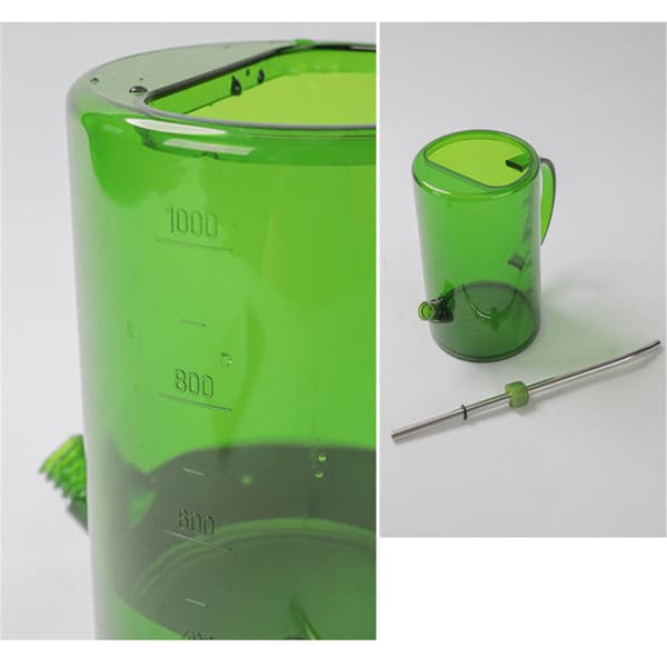 1L Transparent PP Vattenkanna Lång Pip för Inomhusväxter Trädgård Emeralds