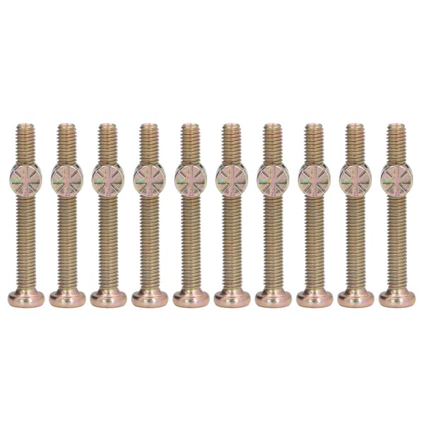 M6x60mm Møbel Hex Hoved Bolte 10 Sæt Galvaniseret Rustfrit Stål Hardware Kit
