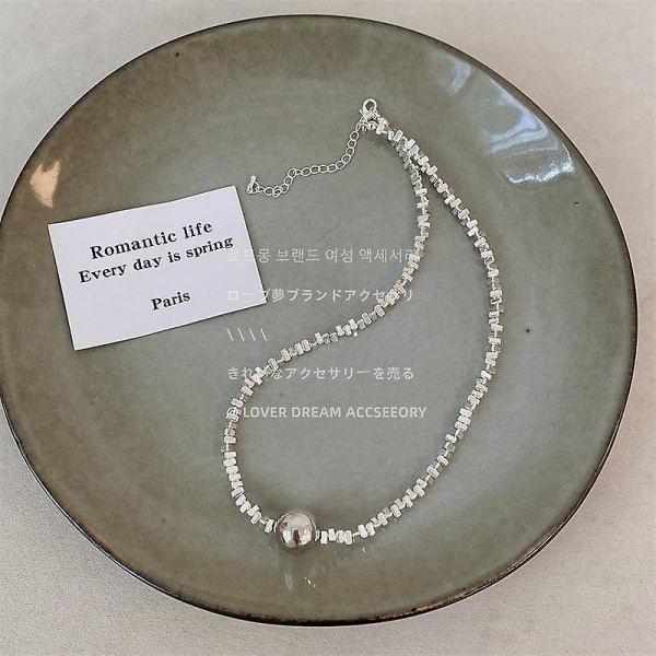 Halsband Pearl Geometry Stud Modesmycken Ac1112