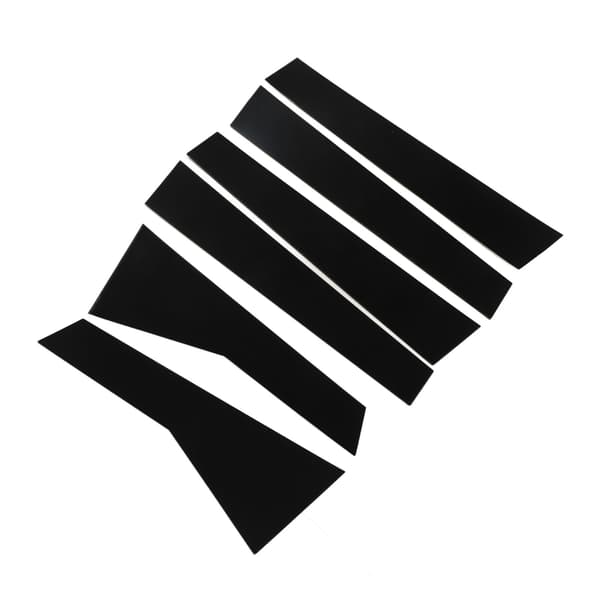 6 stk. stolpedeksel, blank svart lysstolpeformingsdeksel for CRV 2012-2016