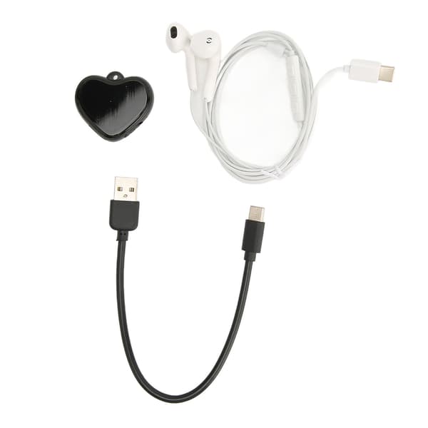 Intelligent HD Støjreduktion Stemmestyring Loop Cover Optagelse Mini MP3 Optager 8GB