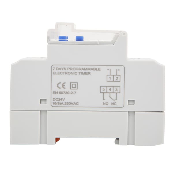 TM919A 3 24V DC 16A LCD 7 Dagers Programmerbar Digital Timerbryter