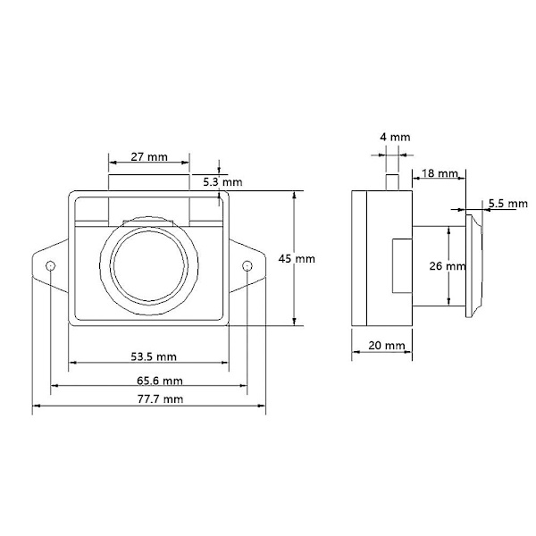 5 Pack Push Button Salpa Oven lukon salpa Avaimeton Kaapin Lukon Salpa Kaapin nupin lukko hevosperävaunuun asuntovaunuun Style 3