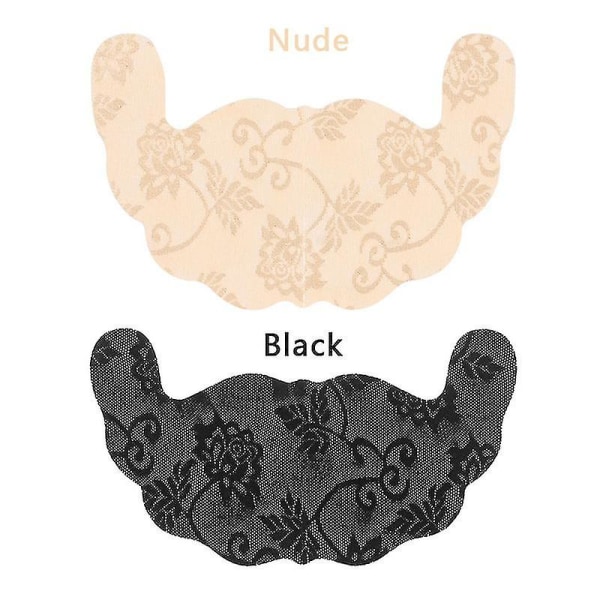 U-formad självhäftande BH, Push Up Osynlig bröstlyftstejp Black Naturally