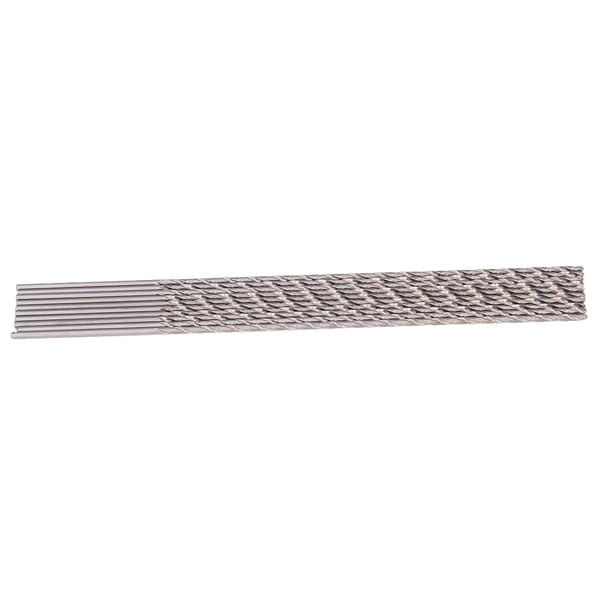 Ekstra lange HSS spiralbor lige rundt skaft 10 stk. 2,5x200 mm