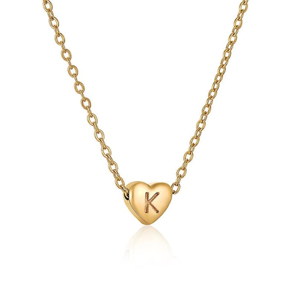 Halsband Letter Heart Stud Girls&#39; Modesmycken Ac2750 K
