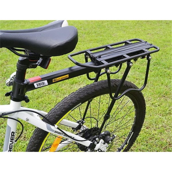 Piao 110lb Kapacitet Nästan universal justerbar cykellasthållare Cykelutrustning Stativ Fotstock Cykelbagagehållare med reflekterande logotyp