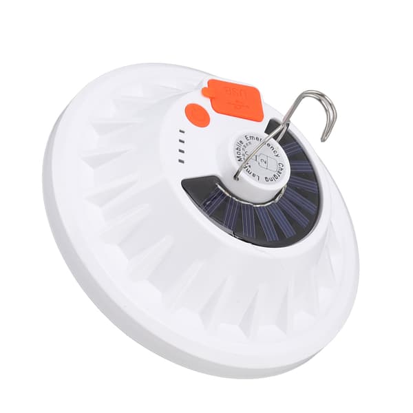 Solar Emergency Light IP65 Vanntett 60 LED USB Oppladbar Utendørs Camping Lantern