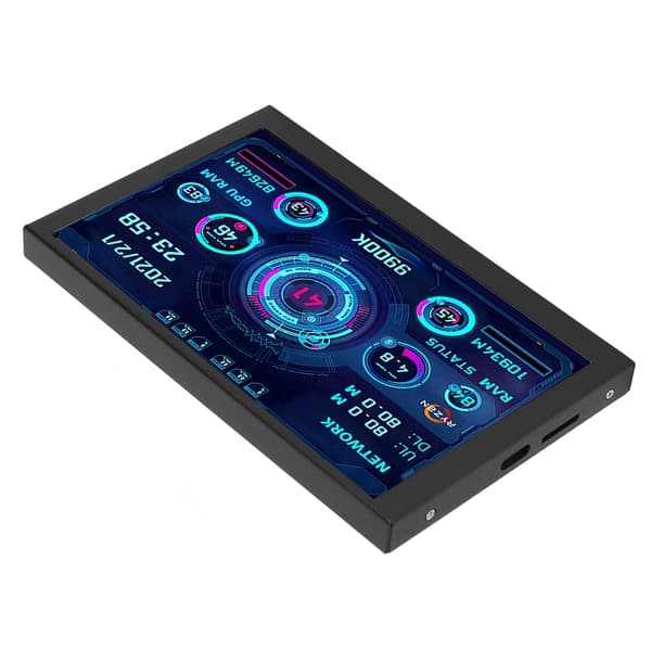 5 tuuman IPS USB C PC CPU GPU RAM-datanäyttö AIDA64 lämpötilanäyttö