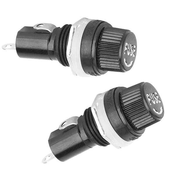 20 ST Skruelås Sikringsholder Base til Glasrørsikringer 5x20mm