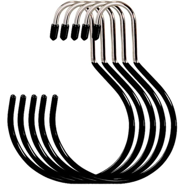 Tørklæde Ring Bøjle Slips Holder Tørklæde Krog Bøjle Anti-slip Slips Holder Hat Krog Tørklæde Opbevaringsstativ Tørklæde Bælte Håndtaske 5 stk.