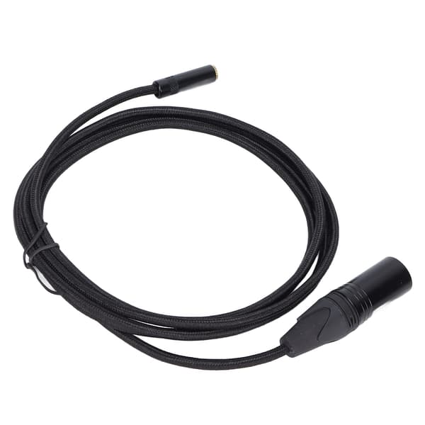 3,5 mm til 3-pin XLR forgyldt adapterkabel 2 m 6,6 ft til forstærker mixer tablet