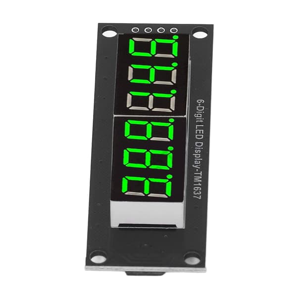 TM1637 0,36 tommer 6 Bit 7 Segment Grøn LED Digital Display Modul 5V