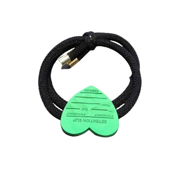 Hestehale Tie Hår Manchet Grønt Hår Ring Elastik Wrap Hår Reb Hårtilbehør Advanced Green English Love Elastic Rubber Band