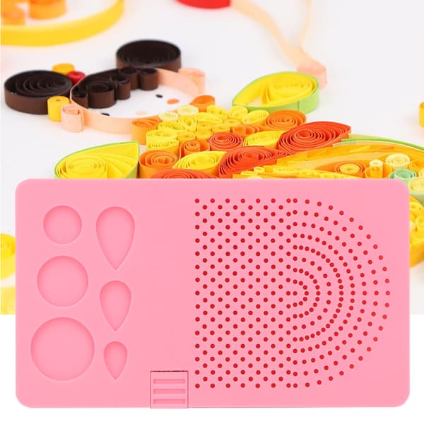 20-pak Pink DIY Gitter Nåleplade Papirviklingsark