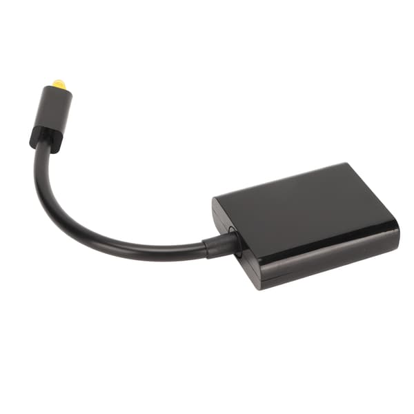 1x2 Digital Optisk Audio Splitter Fiber Optisk Kabel til DVD CD Afspiller Computer Forstærker Sort