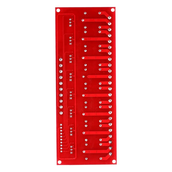 12V DC 8-kanals lavnivå triggerrelémodulkort