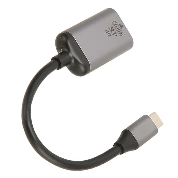 USB C - DisplayPort -sovitin 4K 60 Hz liukuesteellä, Plug and Play USB C - Mini DP -sovitin tabletille VR-kuulokkeille