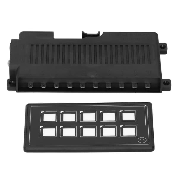 10P Membran Switch Panel Bluetooth APP Kontrol med Baggrundslys Modul LED Touch Indbygget PPTC til RV Båd