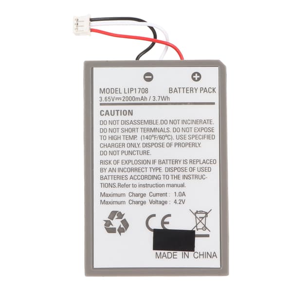 LIP1708 2000mAh erstatningsbatteri til PS5 trådløs controller CFI-ZCT1W