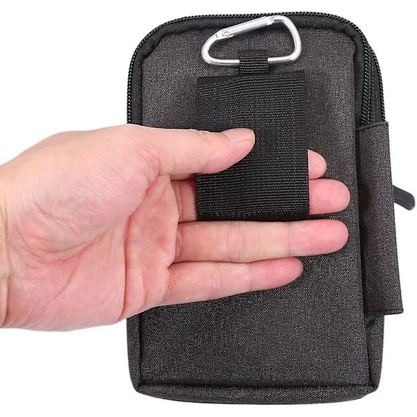 Universal case, 6,3 tuuman casual miehille case Kuorilaukku vyöpidikepussi, jossa on useita solkeja