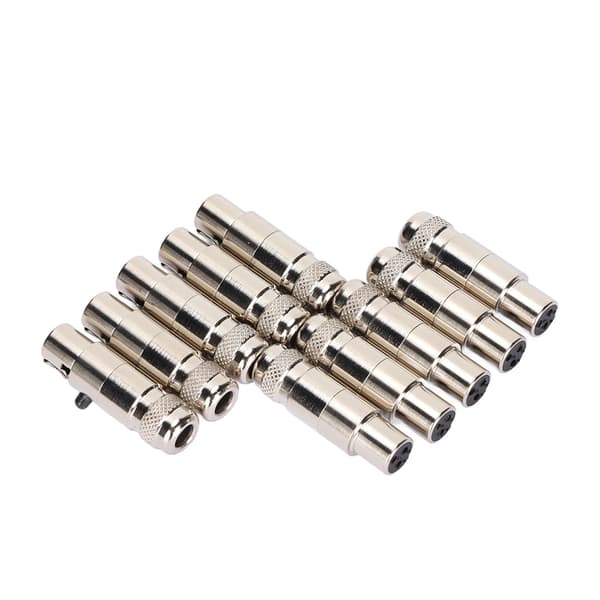 3-benet hun til han metal mini XLR-adapter mikrofonkabel monitorspeaker