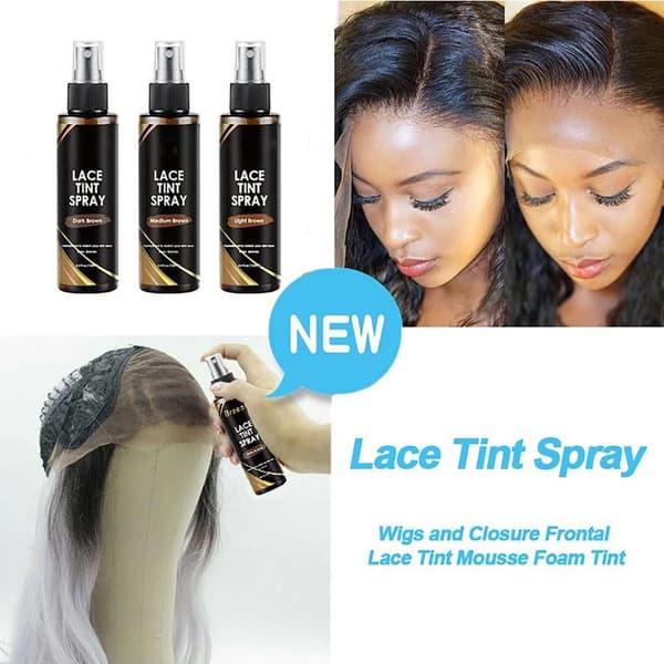 Langtidsholdbar Lace Tint Spray til Parykker